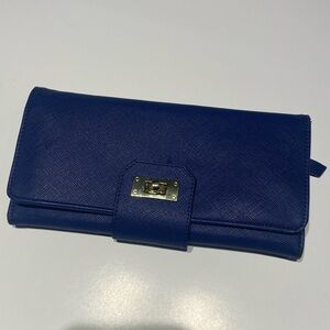 Elegant Blue Wallet